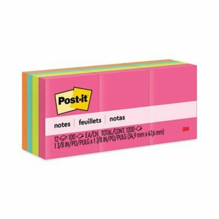 3M Post-it Notes, 1-1/2inx2in, 12PK 653AN